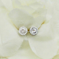 anting tindik bvlgari diamond stainles premium quality