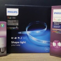 Paket Philips Hue - 1 Strip Base, 1 Strip Extension, 1 Bulb