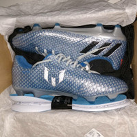 SEPATU BOLA TOPGRADE ORIGINAL ADIDAS MESSI 16.1 FG SILVER S79624