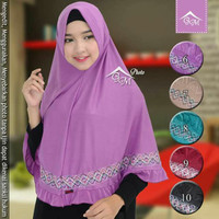 Jual Jilbab Instan Khimar Kerudung Jumbo Pet List Rempel Murah
