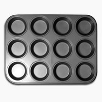 Jual Loyang muffin, cup cake pan, anti lengket 12 lubang Murah