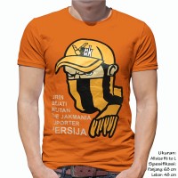 kaos baju distro PERSIJA TOPI ORANGE jersey go jakarta