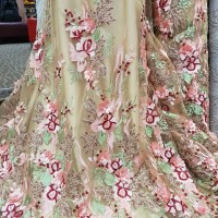 tile pelangi / bahan kebaya / kain tile halus