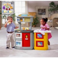 Jual Little Tikes 171574 Double Up Kitchen Laundry 050743171574 Murah