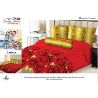 BEDCOVER SET LADY ROSE INTERNAL 180 LARISSA 180X200 BED COVER SET KING