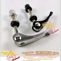 Seatclamp Jok Sadel Sepeda Jadul BMX Dll Model QR Silver Dan Hitam