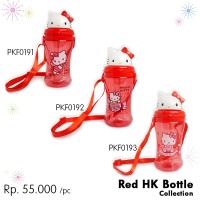 Jual BOTOL MINUM ANAK RED HELLO KITTY COLLECTION Murah