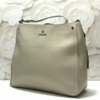 DISKON TAS AIGNER AVA HOBO GREY ORIGINAL