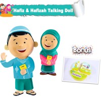 Jual Boneka Edukasi - Hafiz & Hafizah Talking Doll Murah