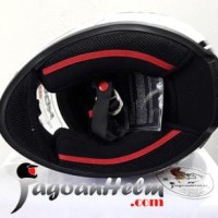 Jual KBC Helm VR EYE Ball | White | Fullface DDring Visor Flat