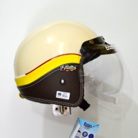 Helm Retro Bogo Lubro Italy Cream 4 KODE BN9706