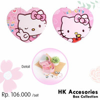 Jual KALUNG & HEADBAND ANAK SET - HELLO KITTY ACCESSORIS BOX COLLECTION Murah