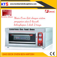 Mesin Oven Roti/Gas Deck Oven Fomac 1 Pintu 2 Loyang