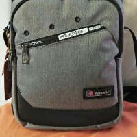 Tas Selempang pria, bahan kanvas, merk Palo Alto