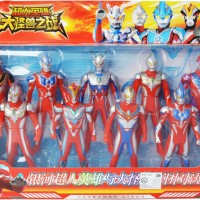 Figure Set Ultraman 9 Pcs - Mainan Ultraman Ginga