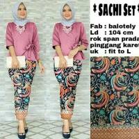 tanah abang stelan kebaya Sachi dusty