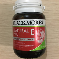 Jual Blackmores Natural E 250 IU 250IU Vitamin E Vit E 50 Caps BPOM KALBE Murah