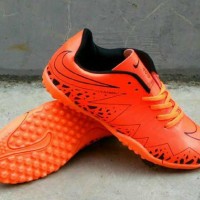 BEST PRO Sepatu Futsal Nike Anak Kids full orange sepatu Kets Casual