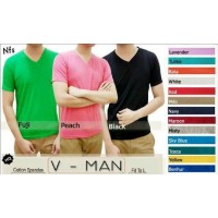 V man zara / kaos cowo /kaos man / man tshirt zara