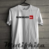 Baju Kaos QUIKSILVER Simple Keren Baju Distro Pria Wanita Motifkita