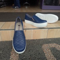 03 SEPATU KULIT ASLI WANITA WEDGES SANTAI SEKOLAH,KERJA OKE KECE