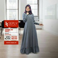 SEPLY GISSEL 68 GAMIS MUSLIM BAJU BRANDED
