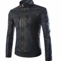 Jual jaket kulit domba asli kualitas super model slim biker Garut Bandung Murah