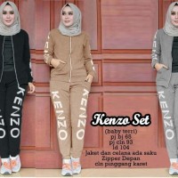Baju Muslim Hijab 62241 kenzo set/stelan olahraga muslim/baju olahraga