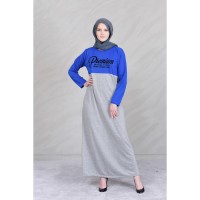 Baju Muslim Wanita Terbaru Jfashion Gamis Kombinasi warna plus