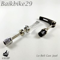 Seatclamp Jok Sadel Sepeda Jadul BMX Dll Model QR Silver Dan Hitam