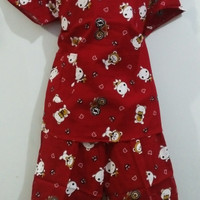 baju tidur katun dewasa 138abg/merlin/piyama/baju tidur/fashion wanita