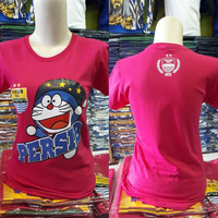 Harga baju persib doraemon warna pink original pria wanita | WIKIPRICE INDONESIA