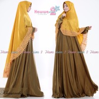 GAMIS SYARI KHASANAH by Hawwa Aiwa ORIGINAL BRANDED