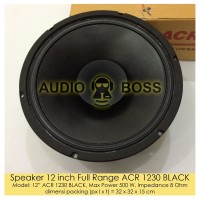 Speaker 12 inch Full Range ACR 1230 BLACK - Speaker ACR 1230 B Limited
