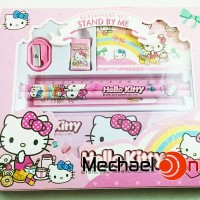 Jual PAKET SOUVENIR KOTAK PENSIL KARAKTER ANAK HELLO KITTY LENGKAP & MURAH Murah