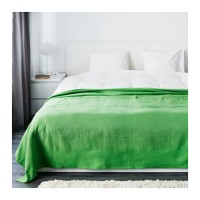 IKEA INDIRA Penutup tempat tidur 250x250 cm, hijau
