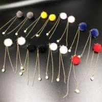 ANTING MINI POM POM KECIL TUSUK BELAKANG 1022