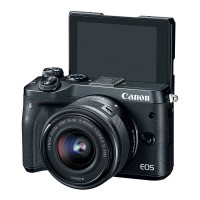 Canon Eos M6 KIT 15-45MM IS STM 24.2M Mirrorless Bonus memory 16GB FHD