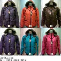 Jual jaket parasut polos jaket parasut wanita bulu