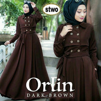 Baju Muslim Wanita-Dress Orlin Maxi Modis-Model Baru-Trendy