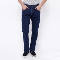 Edwin Celana Jeans Reguler Fit Pria Panjang Medium Blue Vegas 04
