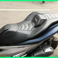 Motor Yamaha Aerox 155 - Jok Mbtech Cobra Mini New Kulit