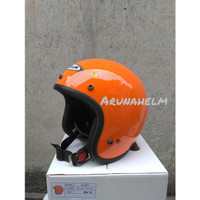 Helm Retro Zeus ZS 385 Orange
