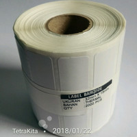 Label Barcode 32x15mm 2line 2000 Stiker Kertas Printer Direct Thermal