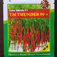 Bibit Cabai TM Thunder 99 Cabe Hibrida F1 Tani Murni Indonesia - 10 Gr