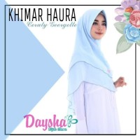 Jilbab Khimar Haura - Baby Blue Daysha Hijab Semarang Jakarta Surabaya
