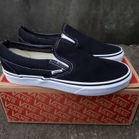 Sepatu Pria Sneakers Kets Cowok Murah Vans Slip On Classic HF