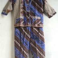 Reog Jaranan Kesenian Baju Tidur Piyama Setelan Baju Anak Batik Size S