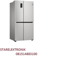 KULKAS LG SIDE BY SIDE LINEAR INVERTER GC-B247SLUV GARANSI RESMI MURAH