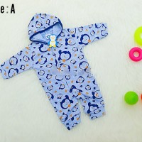 Pakaian Bayi Jumper Topi Merk PukuPuku- Jumpsuit Bayi